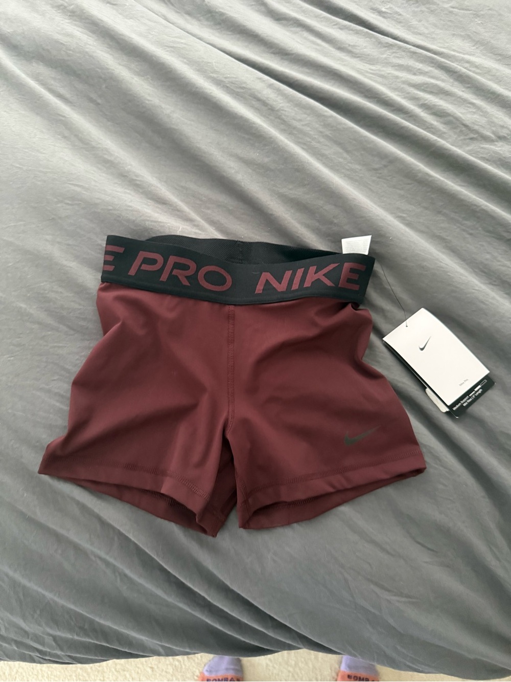 Nike Pro Women’s Maroon High-Rise Performance Shorts